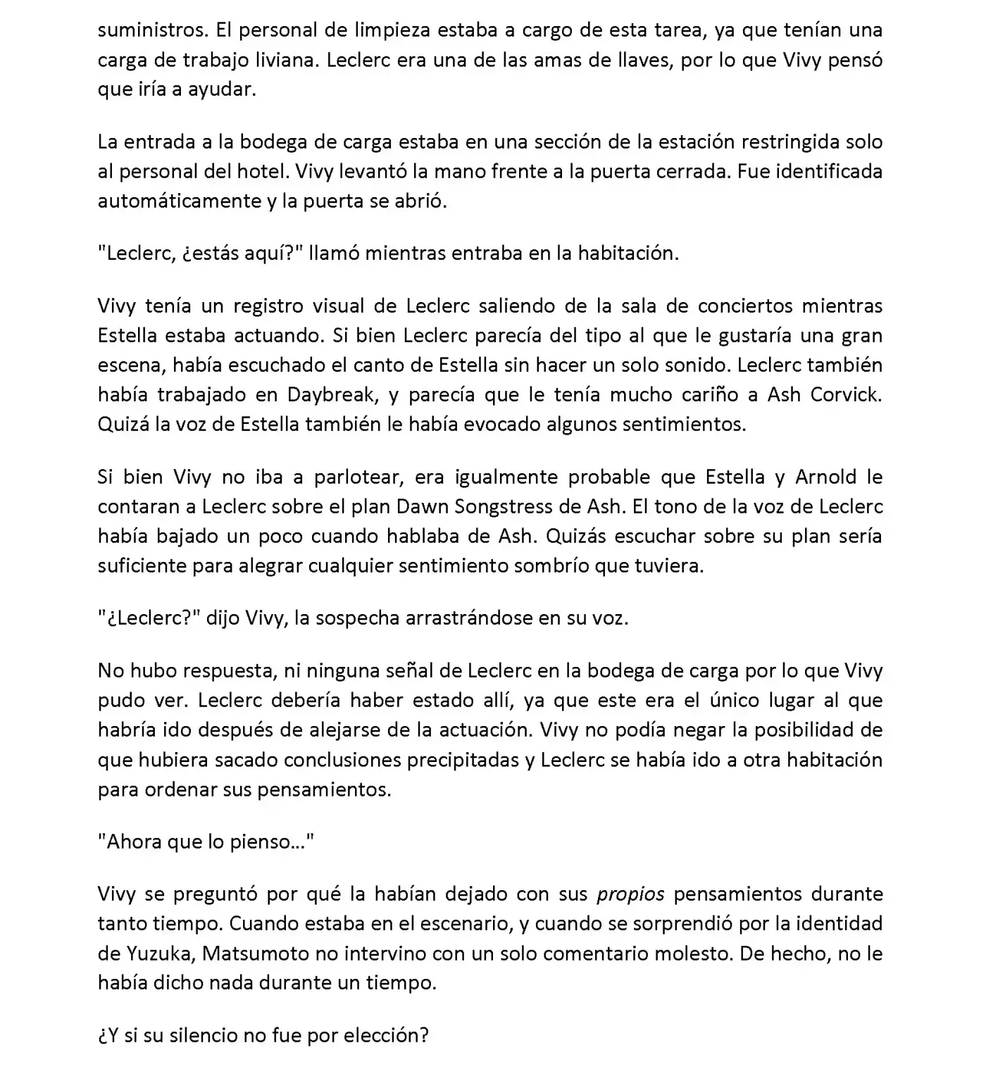 Vivy: Fluorite Eye's Song (Novela) - Capítulo 6.02 - Página 6 - LectorTMOo