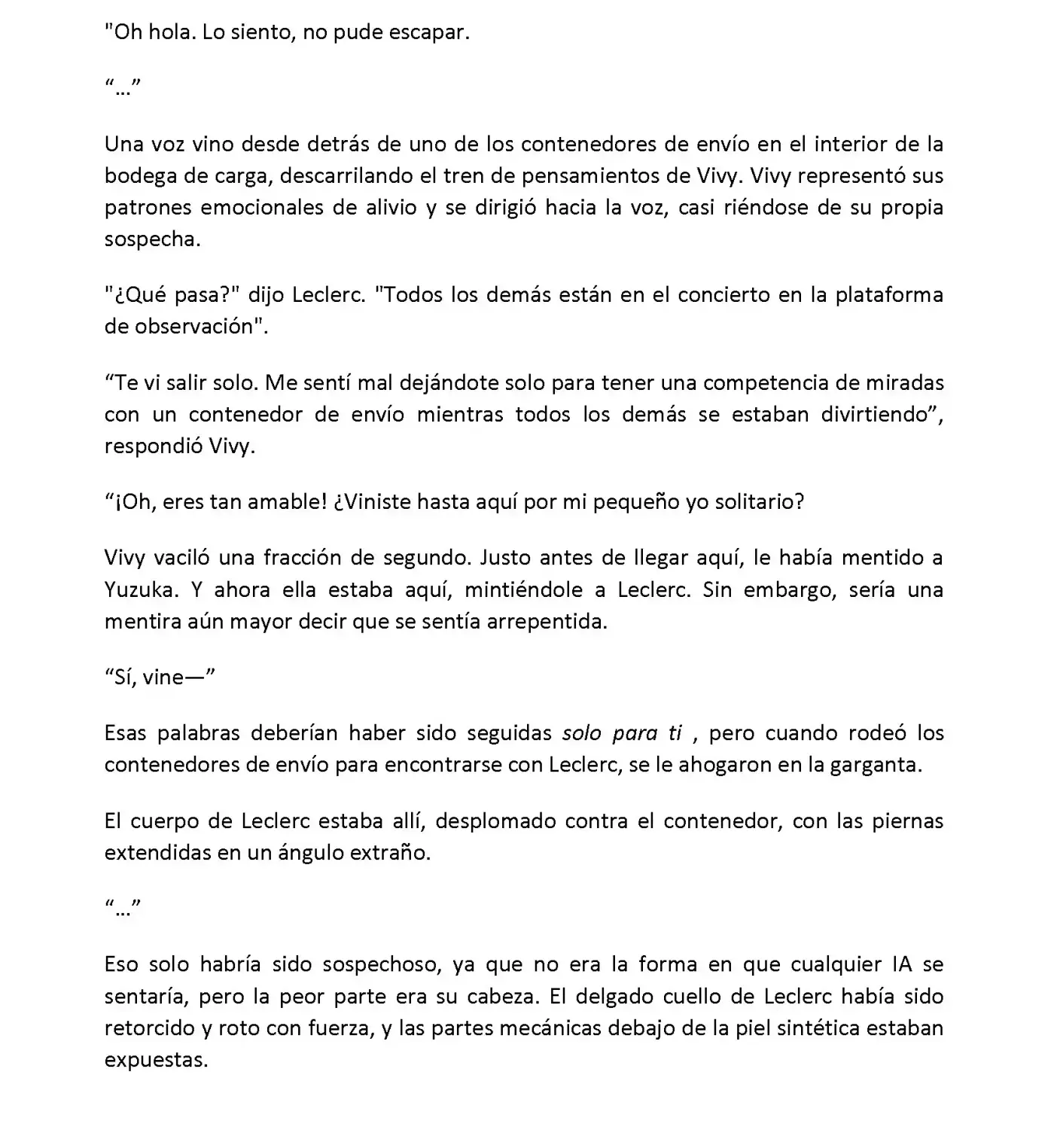 Vivy: Fluorite Eye's Song (Novela) - Capítulo 6.02 - Página 7 - LectorTMOo