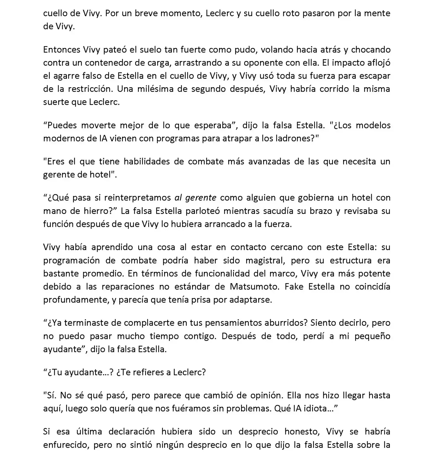 Vivy: Fluorite Eye's Song (Novela) - Capítulo 6.03 - Página 5 - LectorTMOo