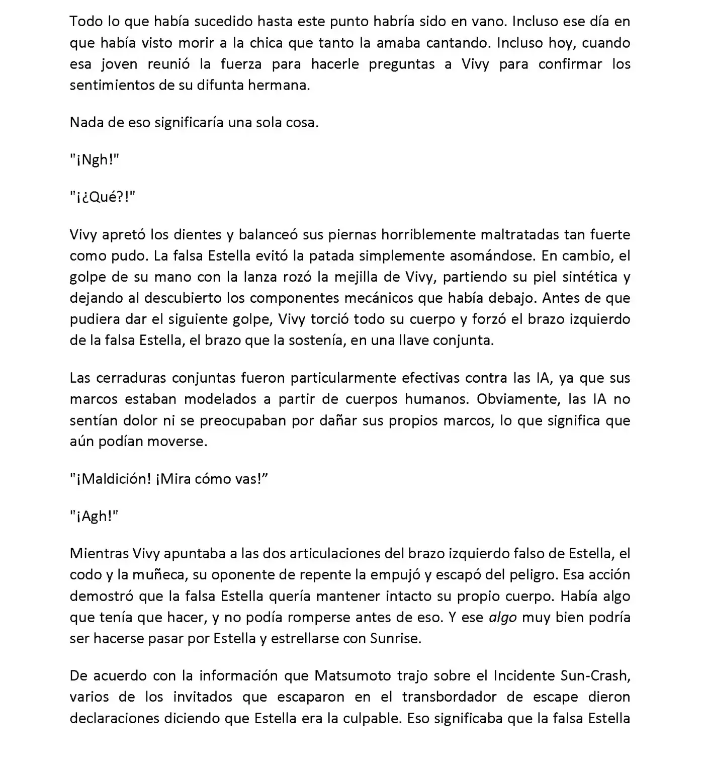 Vivy: Fluorite Eye's Song (Novela) - Capítulo 6.03 - Página 8 - LectorTMOo