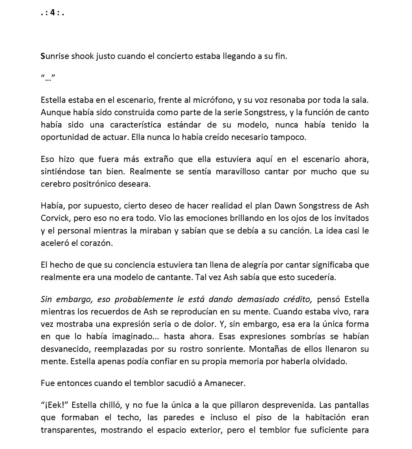Vivy: Fluorite Eye's Song (Novela) - Capítulo 6.04 - Página 2 - LectorTMOo