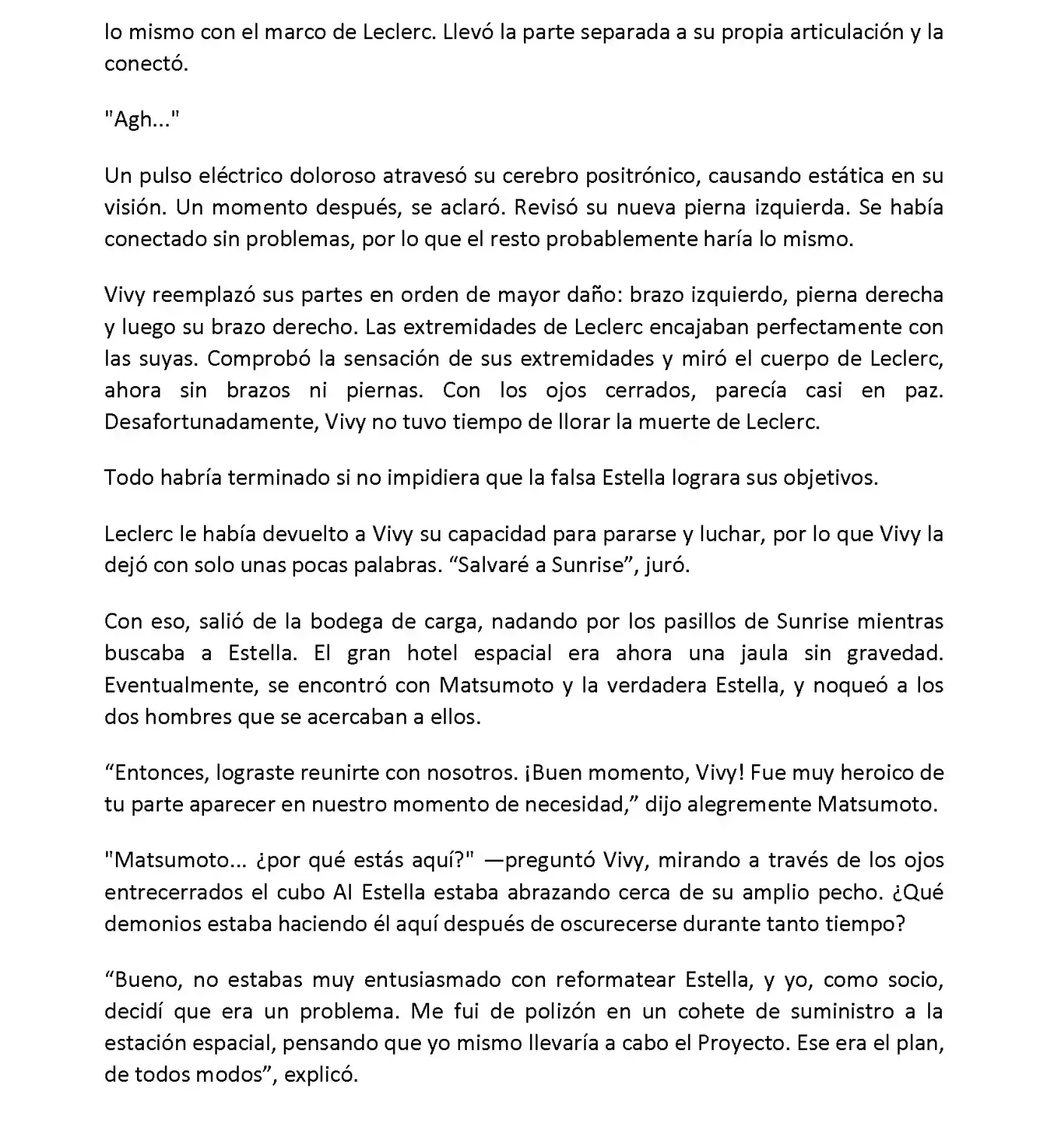 Vivy: Fluorite Eye's Song (Novela) - Capítulo 6.06 - Página 4 - LectorTMOo