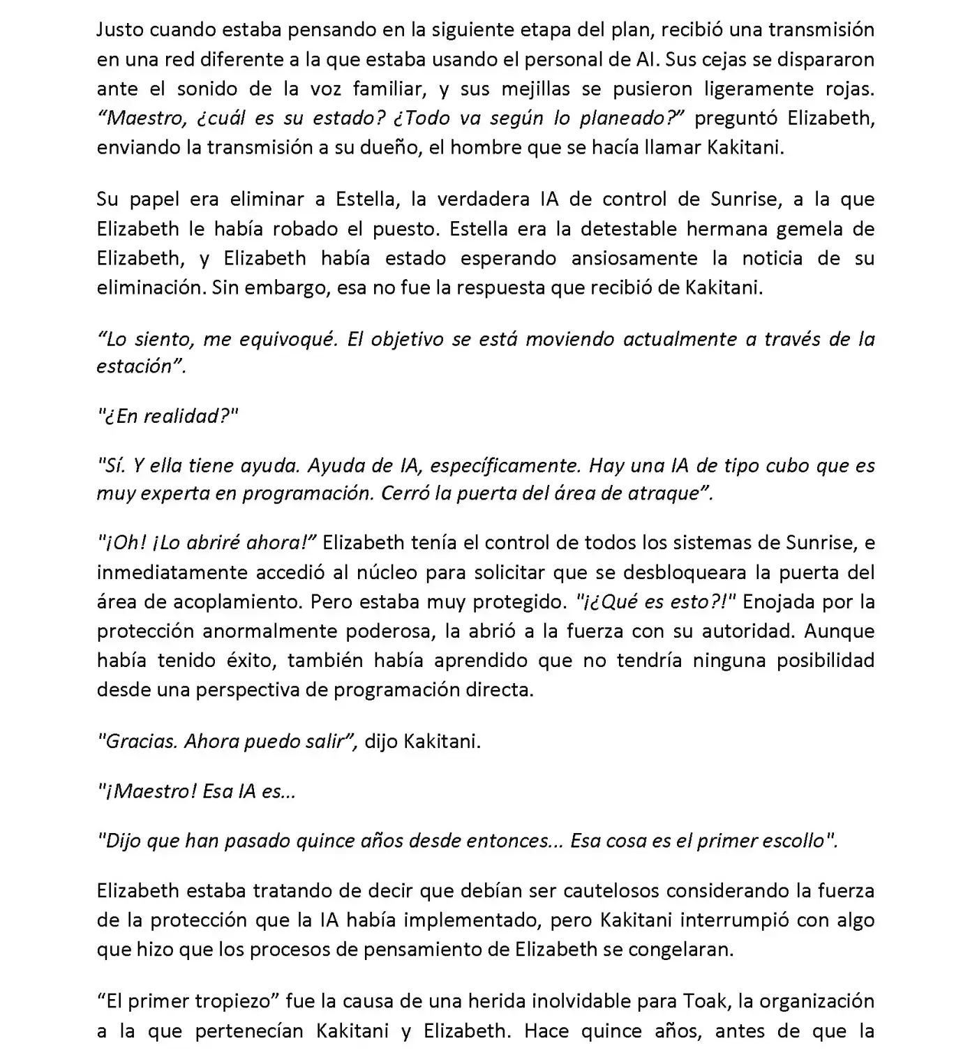 Vivy: Fluorite Eye's Song (Novela) - Capítulo 6.07 - Página 4 - LectorTMOo