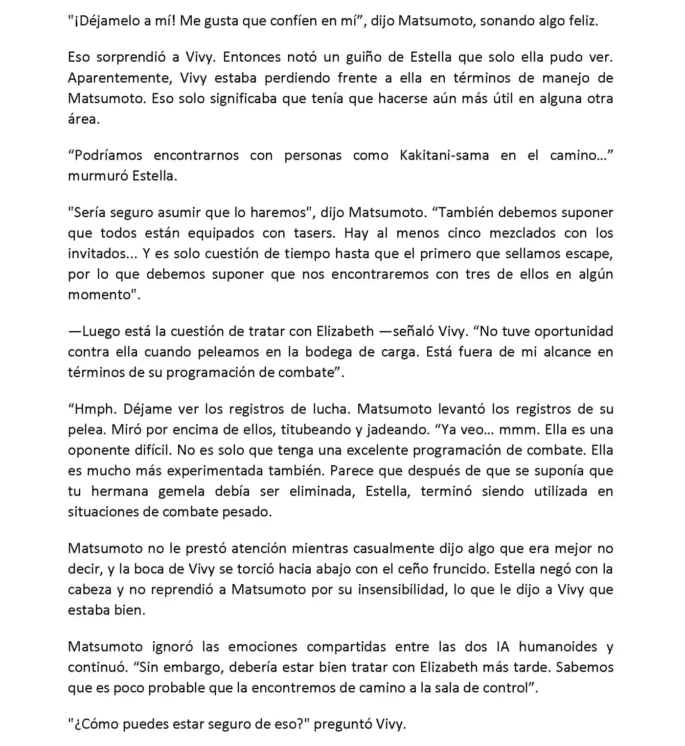 Vivy: Fluorite Eye's Song (Novela) - Capítulo 6.08 - Página 4 - LectorTMOo