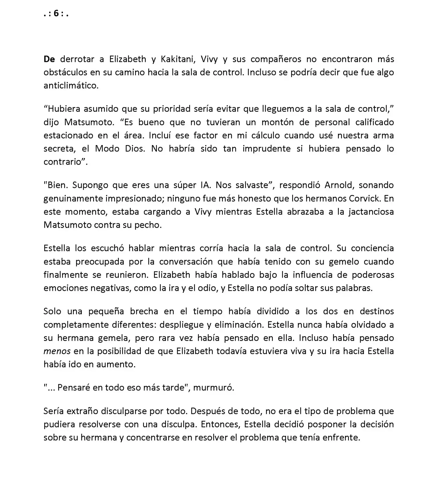 Vivy: Fluorite Eye's Song (Novela) - Capítulo 7.06 - Página 2 - LectorTMOo