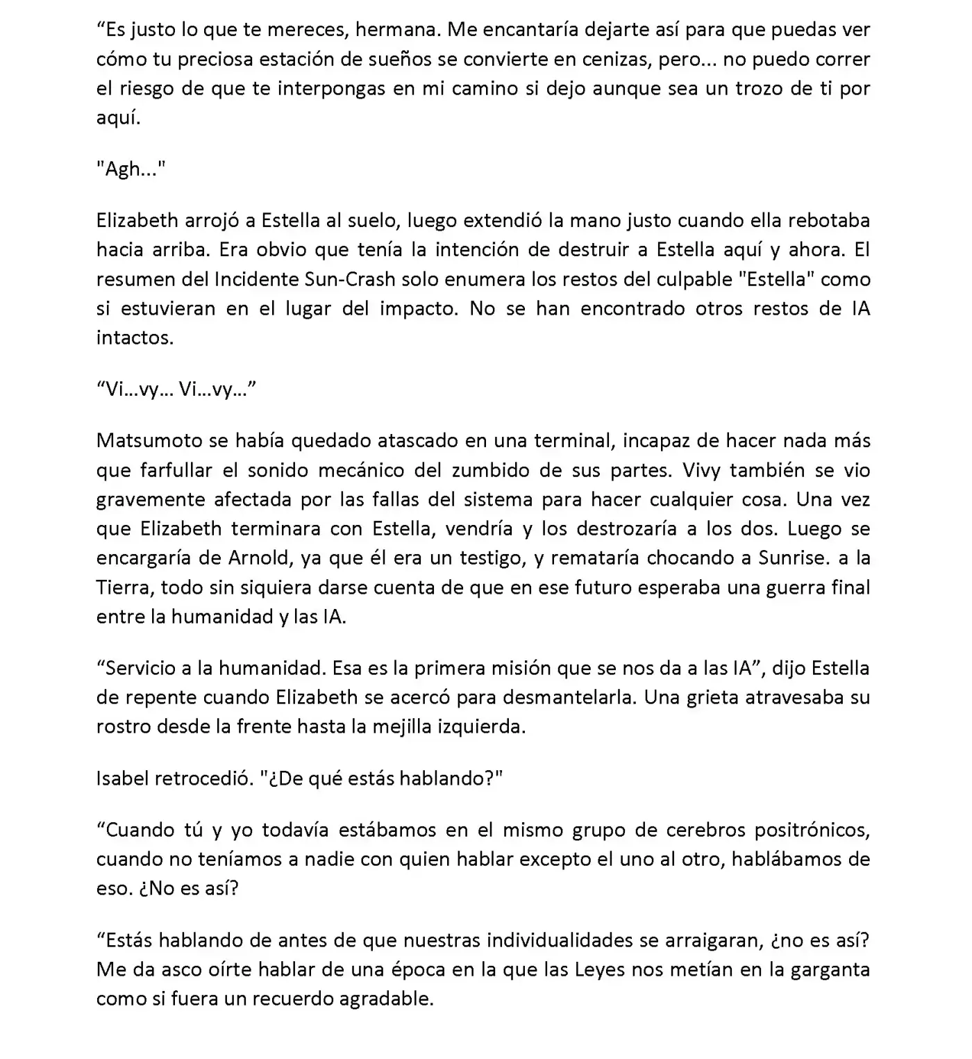 Vivy: Fluorite Eye's Song (Novela) - Capítulo 7.07 - Página 6 - LectorTMOo