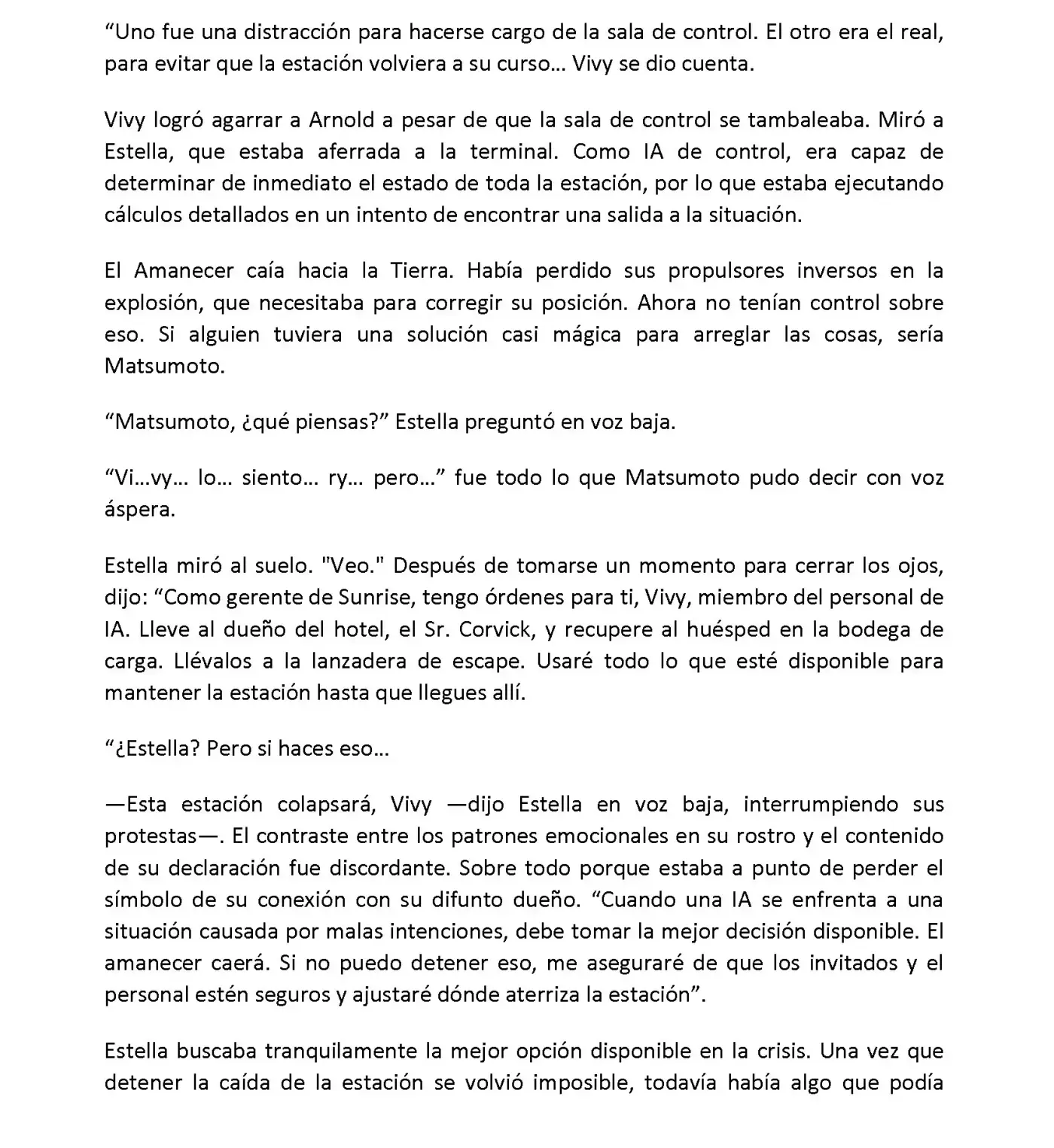Vivy: Fluorite Eye's Song (Novela) - Capítulo 7.08 - Página 3 - LectorTMOo