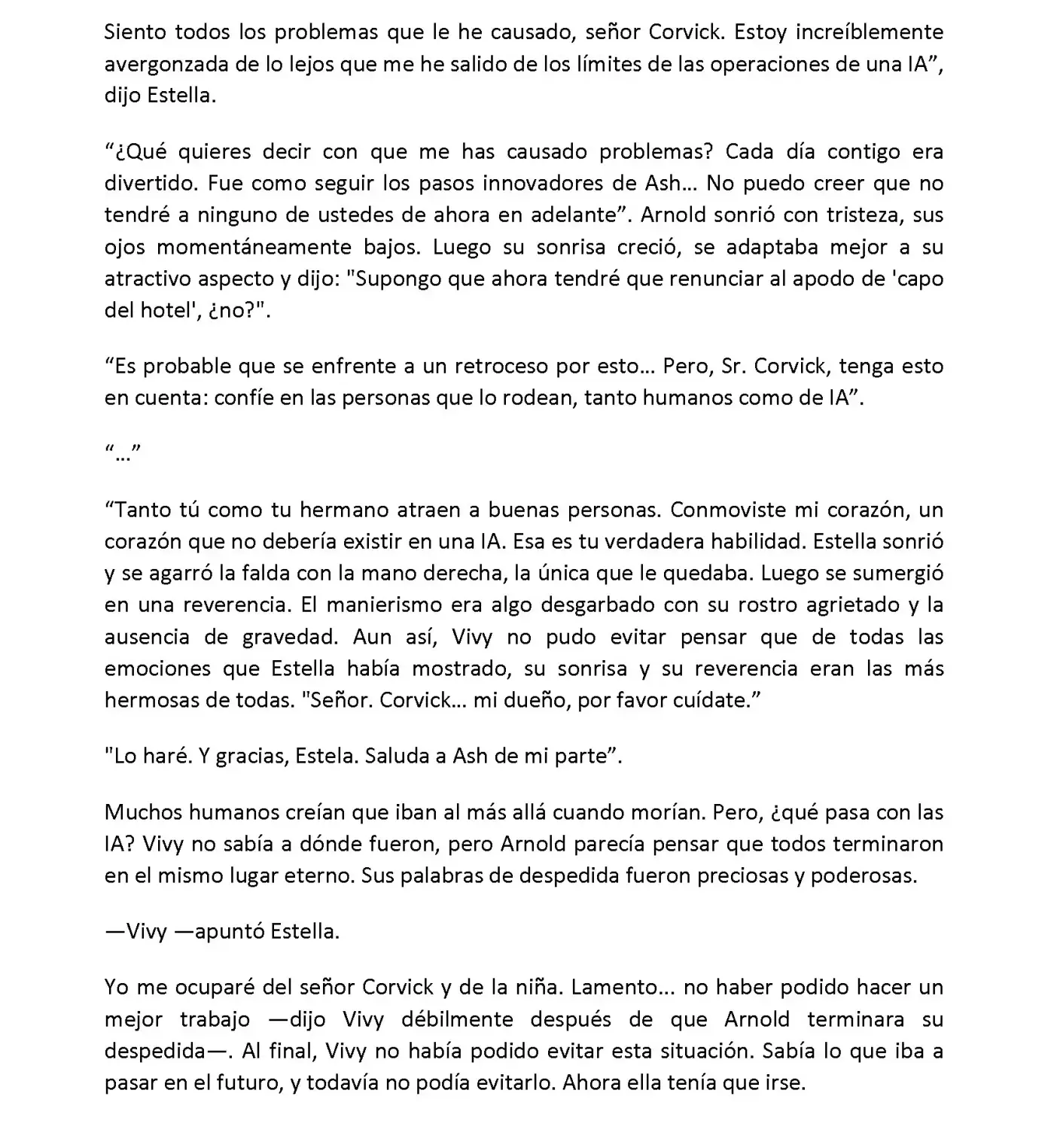 Vivy: Fluorite Eye's Song (Novela) - Capítulo 7.08 - Página 5 - LectorTMOo
