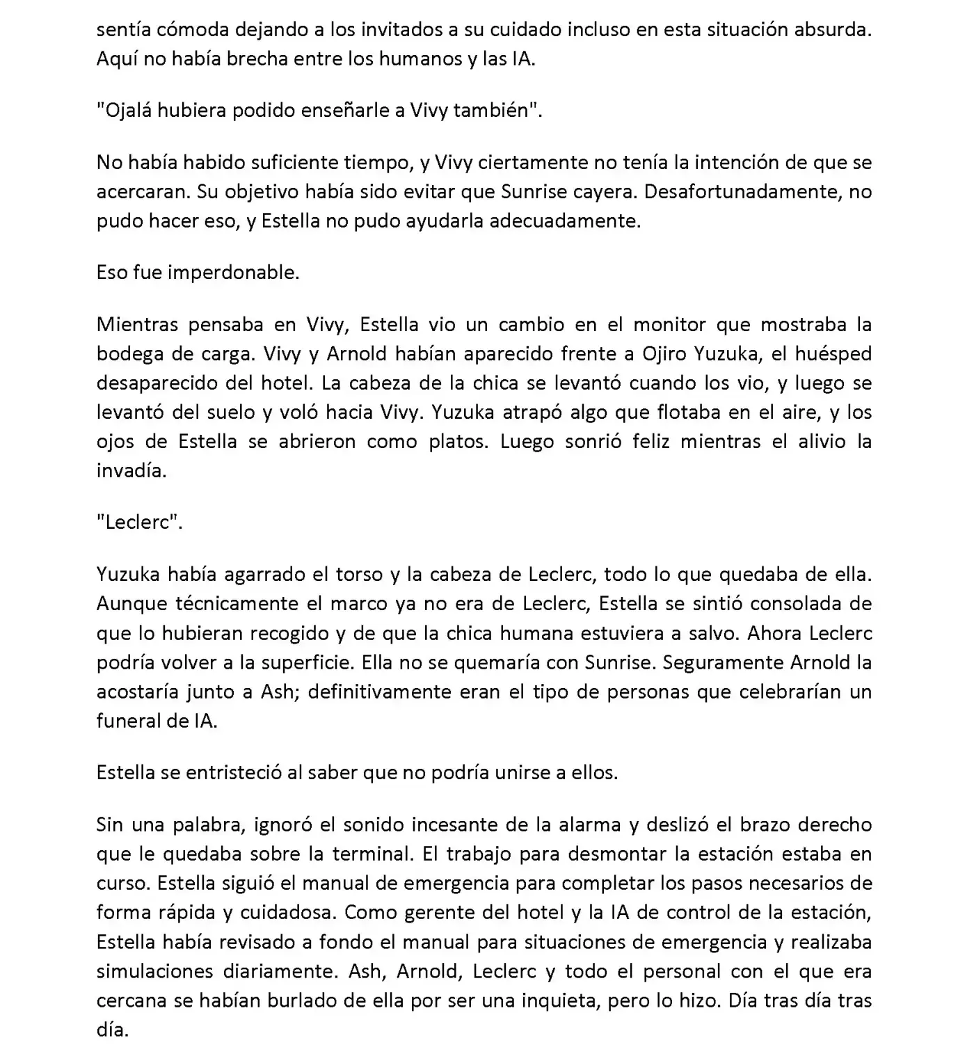 Vivy: Fluorite Eye's Song (Novela) - Capítulo 7.09 - Página 3 - LectorTMOo