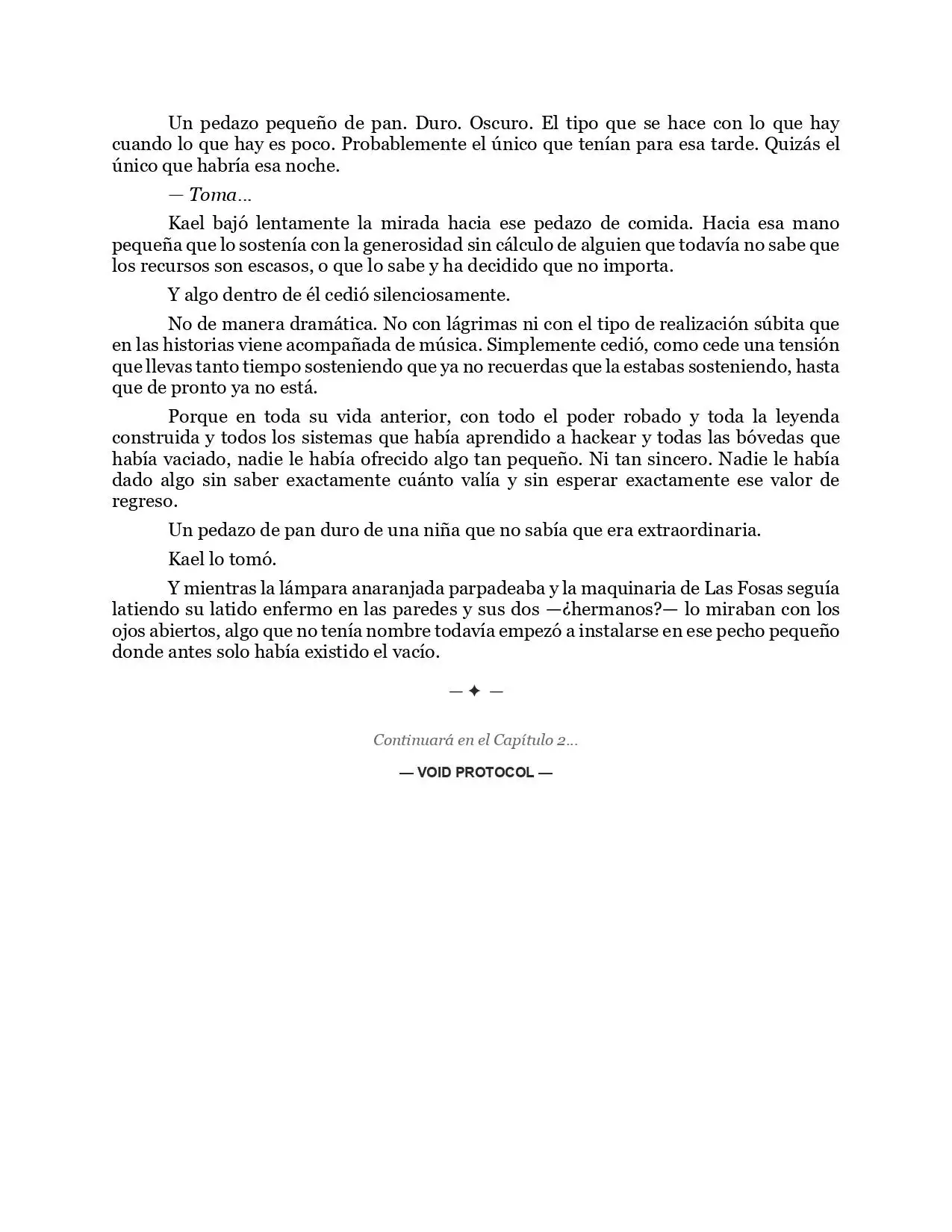 VOID PROTOCOL (Novela) - Capítulo 2 - Página 6 - LectorTMOo