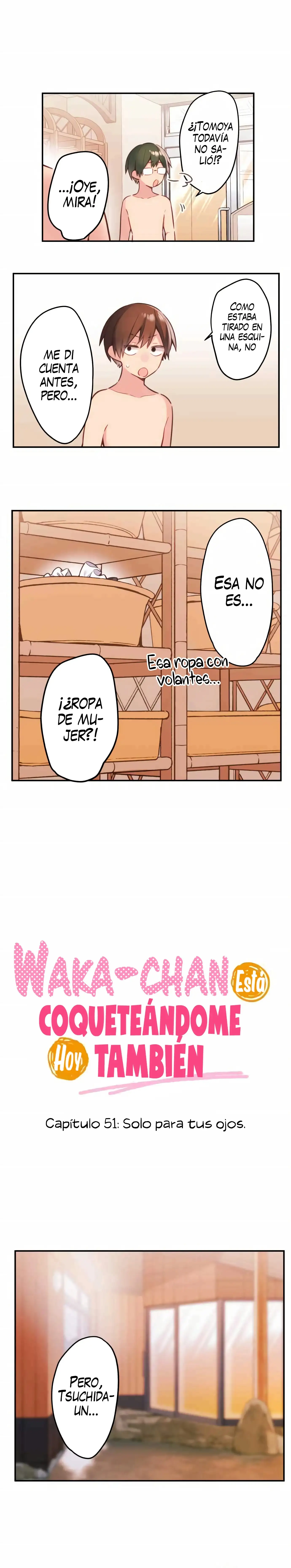 Waka-chan esta coqueteandome hoy tambien - Capítulo 51 - Página 3 - LectorTMOo