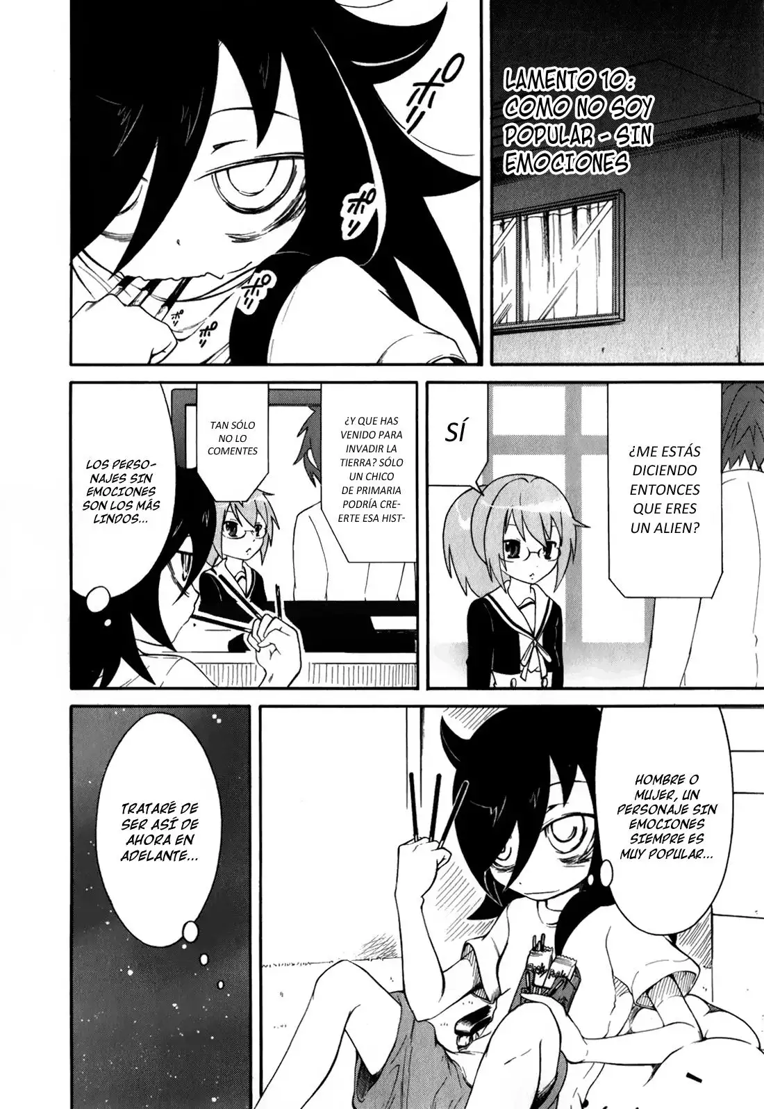 Watashi ga Motenai no wa Dou Kangaetemo Omaera ga Warui!, It's Not My Fault That I'm Not Popular! - Capítulo 10 - Página 5 - LectorTMOo