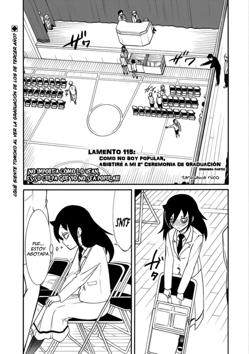 Watashi ga Motenai no wa Dou Kangaetemo Omaera ga Warui!, It's Not My Fault That I'm Not Popular! - Capítulo 115 - Página 1 - LectorTMOo