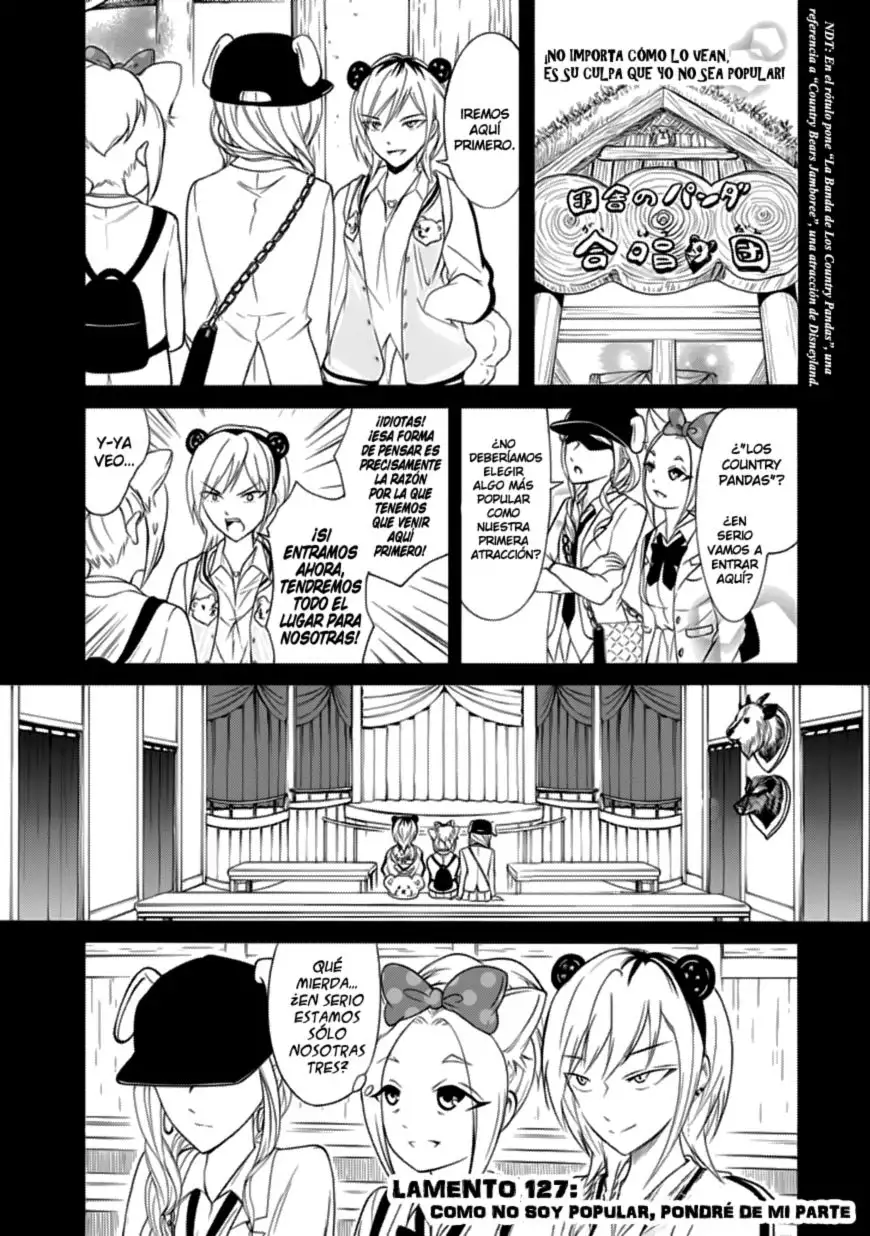 Watashi ga Motenai no wa Dou Kangaetemo Omaera ga Warui!, It's Not My Fault That I'm Not Popular! - Capítulo 127 - Página 1 - LectorTMOo
