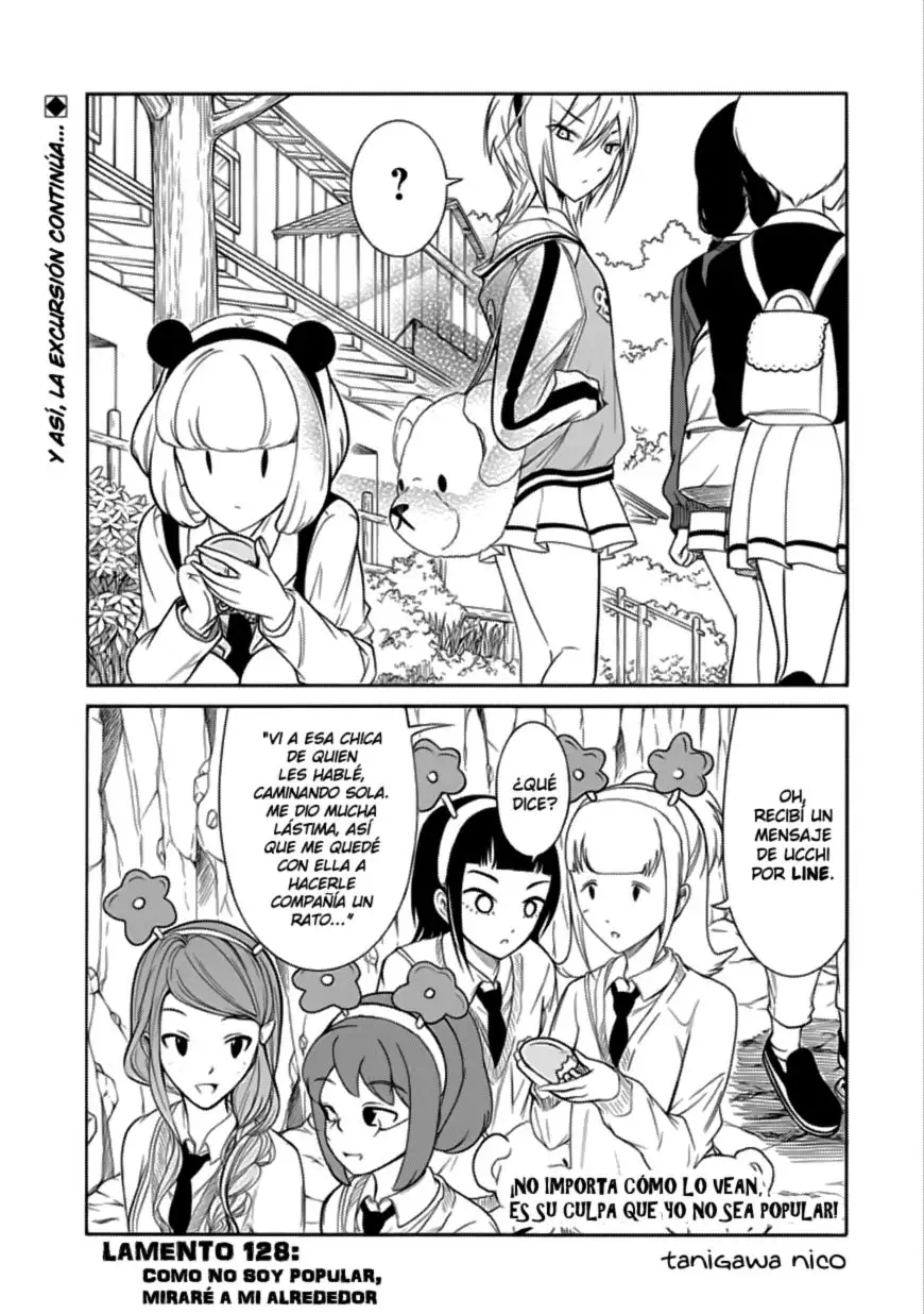 Watashi ga Motenai no wa Dou Kangaetemo Omaera ga Warui!, It's Not My Fault That I'm Not Popular! - Capítulo 128 - Página 1 - LectorTMOo