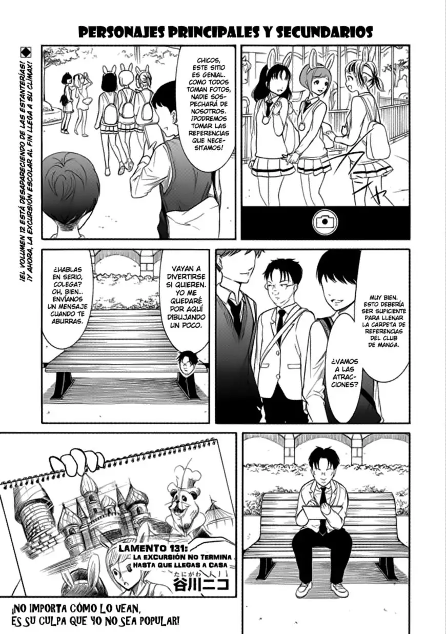 Watashi ga Motenai no wa Dou Kangaetemo Omaera ga Warui!, It's Not My Fault That I'm Not Popular! - Capítulo 131 - Página 1 - LectorTMOo