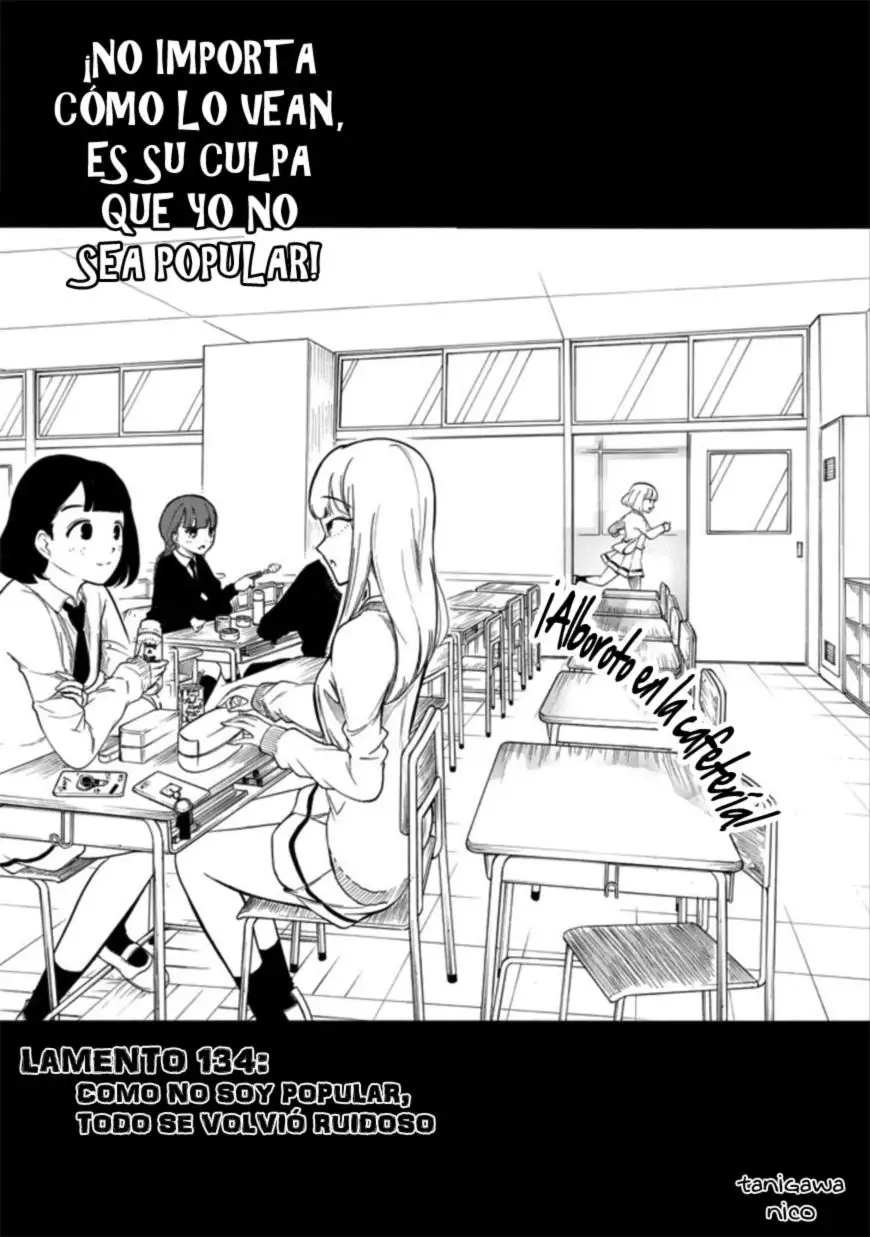 Watashi ga Motenai no wa Dou Kangaetemo Omaera ga Warui!, It's Not My Fault That I'm Not Popular! - Capítulo 134 - Página 1 - LectorTMOo