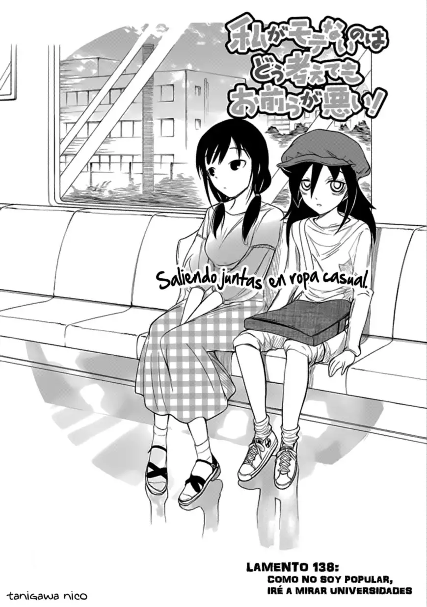 Watashi ga Motenai no wa Dou Kangaetemo Omaera ga Warui!, It's Not My Fault That I'm Not Popular! - Capítulo 138 - Página 2 - LectorTMOo
