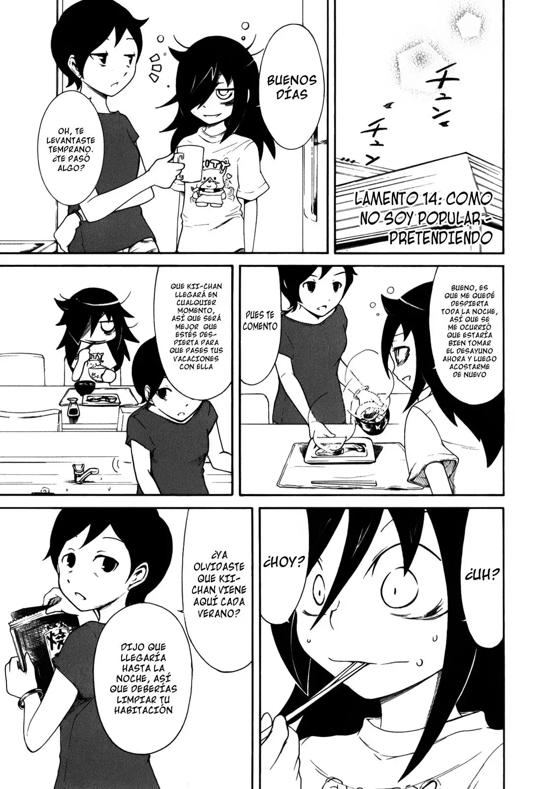 Watashi ga Motenai no wa Dou Kangaetemo Omaera ga Warui!, It's Not My Fault That I'm Not Popular! - Capítulo 14 - Página 1 - LectorTMOo