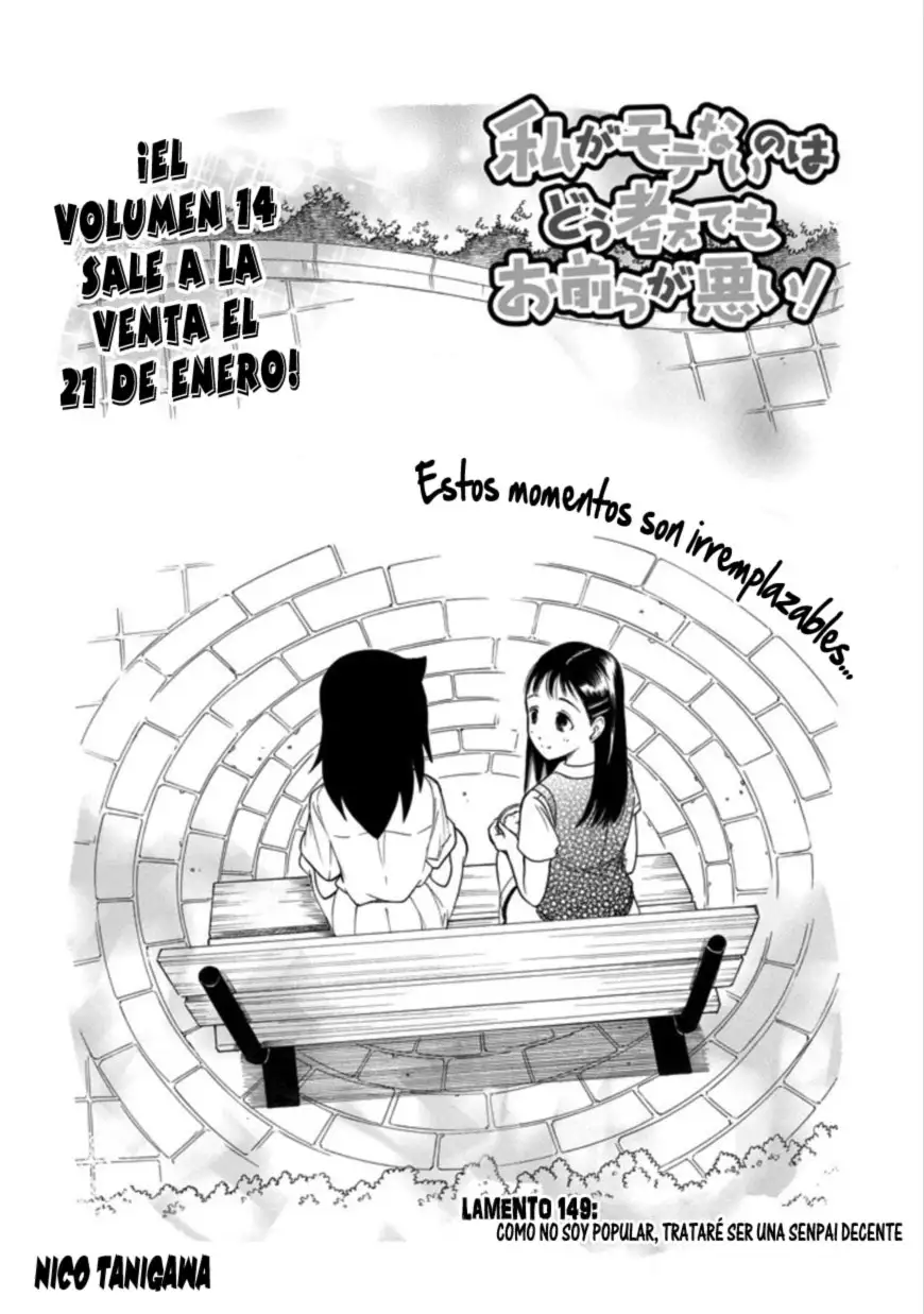 Watashi ga Motenai no wa Dou Kangaetemo Omaera ga Warui!, It's Not My Fault That I'm Not Popular! - Capítulo 149 - Página 2 - LectorTMOo