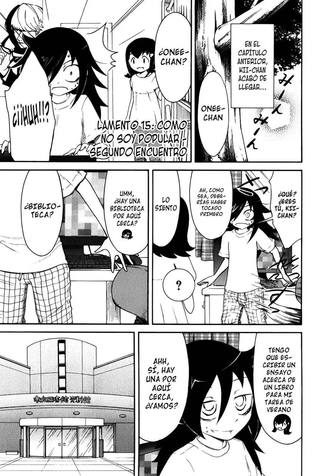 Watashi ga Motenai no wa Dou Kangaetemo Omaera ga Warui!, It's Not My Fault That I'm Not Popular! - Capítulo 15 - Página 1 - LectorTMOo