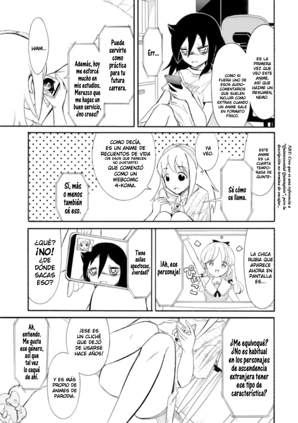 Watashi ga Motenai no wa Dou Kangaetemo Omaera ga Warui!, It's Not My Fault That I'm Not Popular! - Capítulo 167 - Página 15 - LectorTMOo