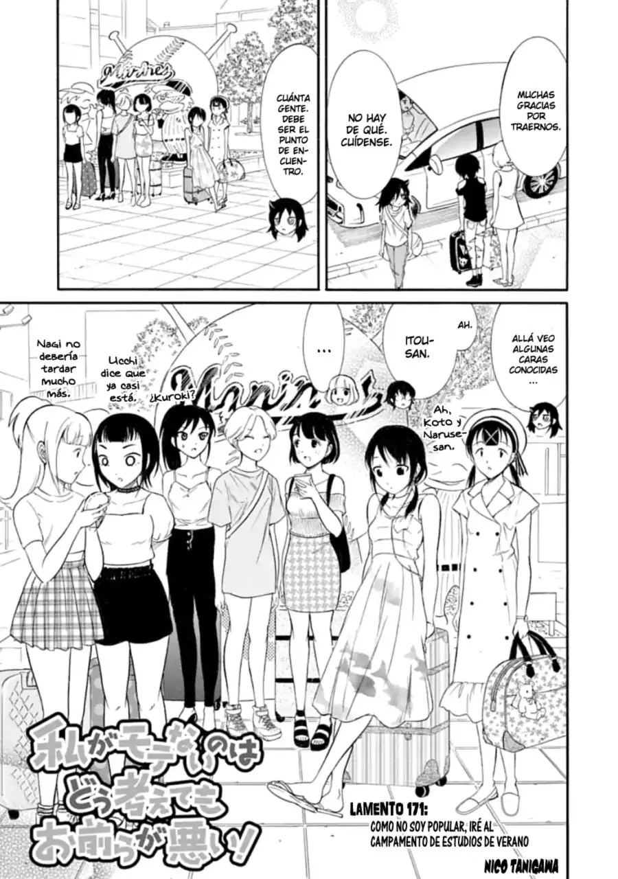 Watashi ga Motenai no wa Dou Kangaetemo Omaera ga Warui!, It's Not My Fault That I'm Not Popular! - Capítulo 171 - Página 1 - LectorTMOo