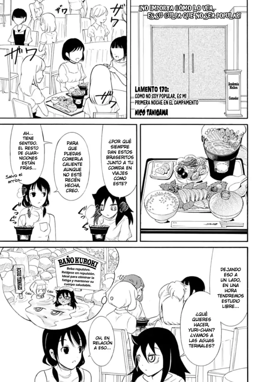 Watashi ga Motenai no wa Dou Kangaetemo Omaera ga Warui!, It's Not My Fault That I'm Not Popular! - Capítulo 172 - Página 1 - LectorTMOo