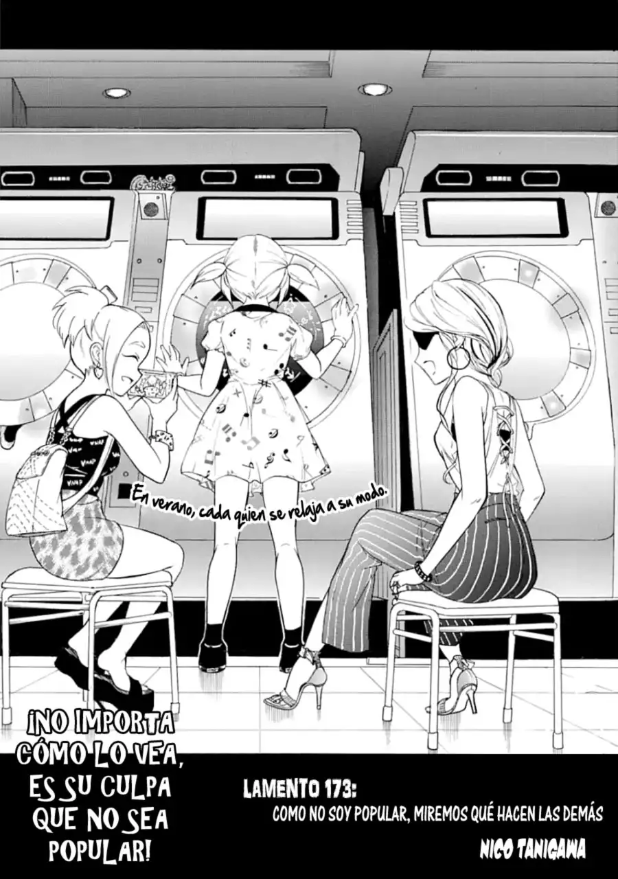 Watashi ga Motenai no wa Dou Kangaetemo Omaera ga Warui!, It's Not My Fault That I'm Not Popular! - Capítulo 173 - Página 1 - LectorTMOo
