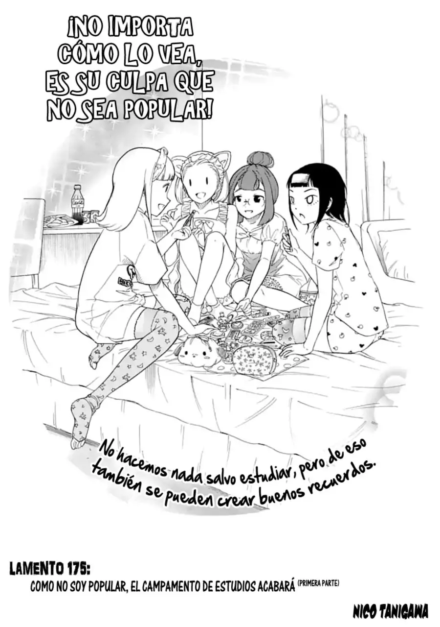 Watashi ga Motenai no wa Dou Kangaetemo Omaera ga Warui!, It's Not My Fault That I'm Not Popular! - Capítulo 175 - Página 1 - LectorTMOo