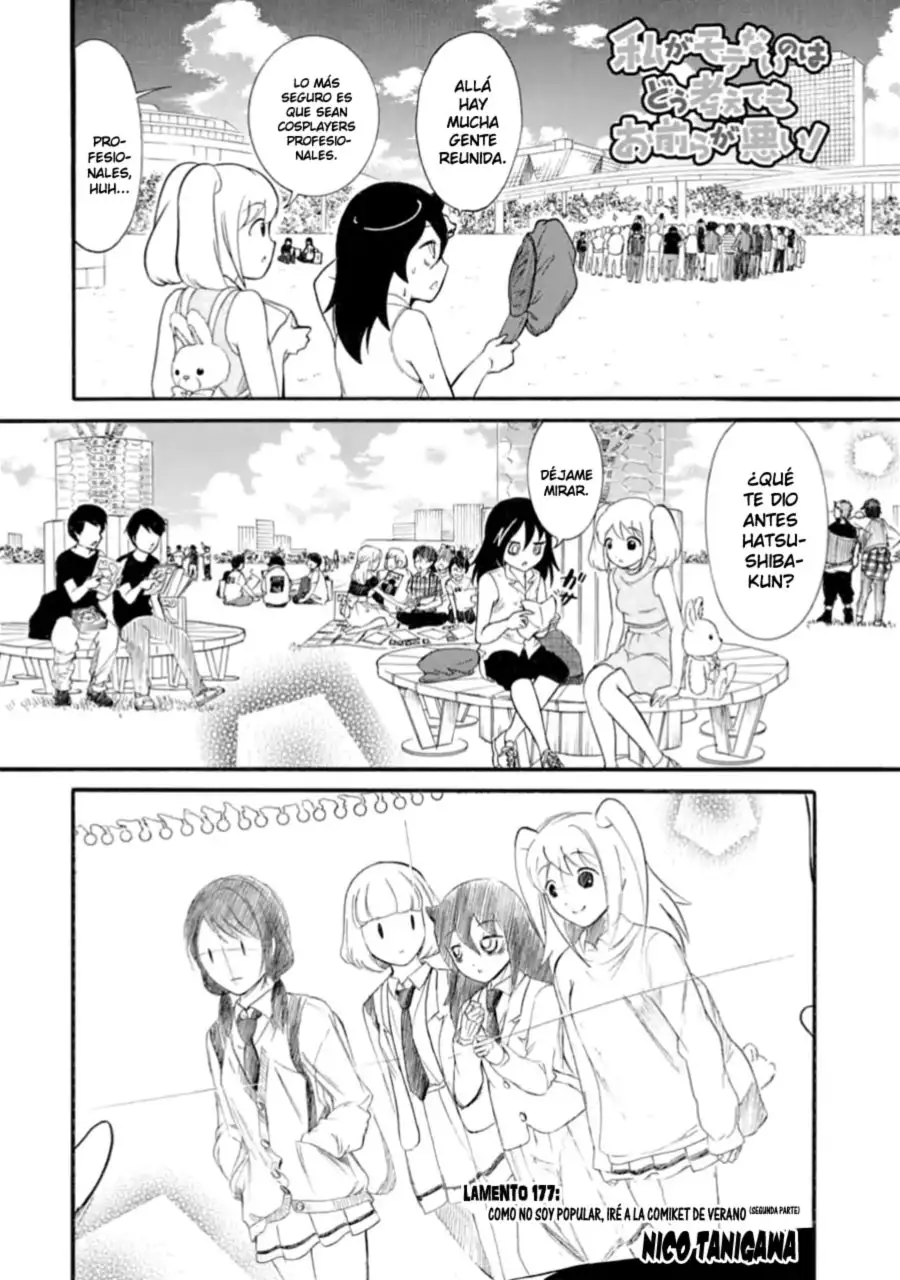 Watashi ga Motenai no wa Dou Kangaetemo Omaera ga Warui!, It's Not My Fault That I'm Not Popular! - Capítulo 177 - Página 11 - LectorTMOo