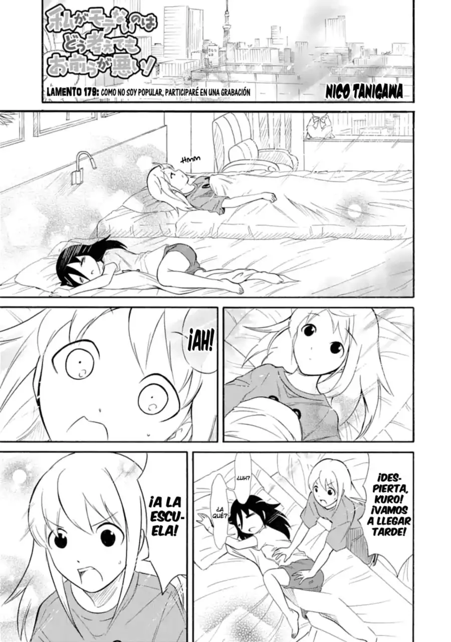 Watashi ga Motenai no wa Dou Kangaetemo Omaera ga Warui!, It's Not My Fault That I'm Not Popular! - Capítulo 179 - Página 1 - LectorTMOo