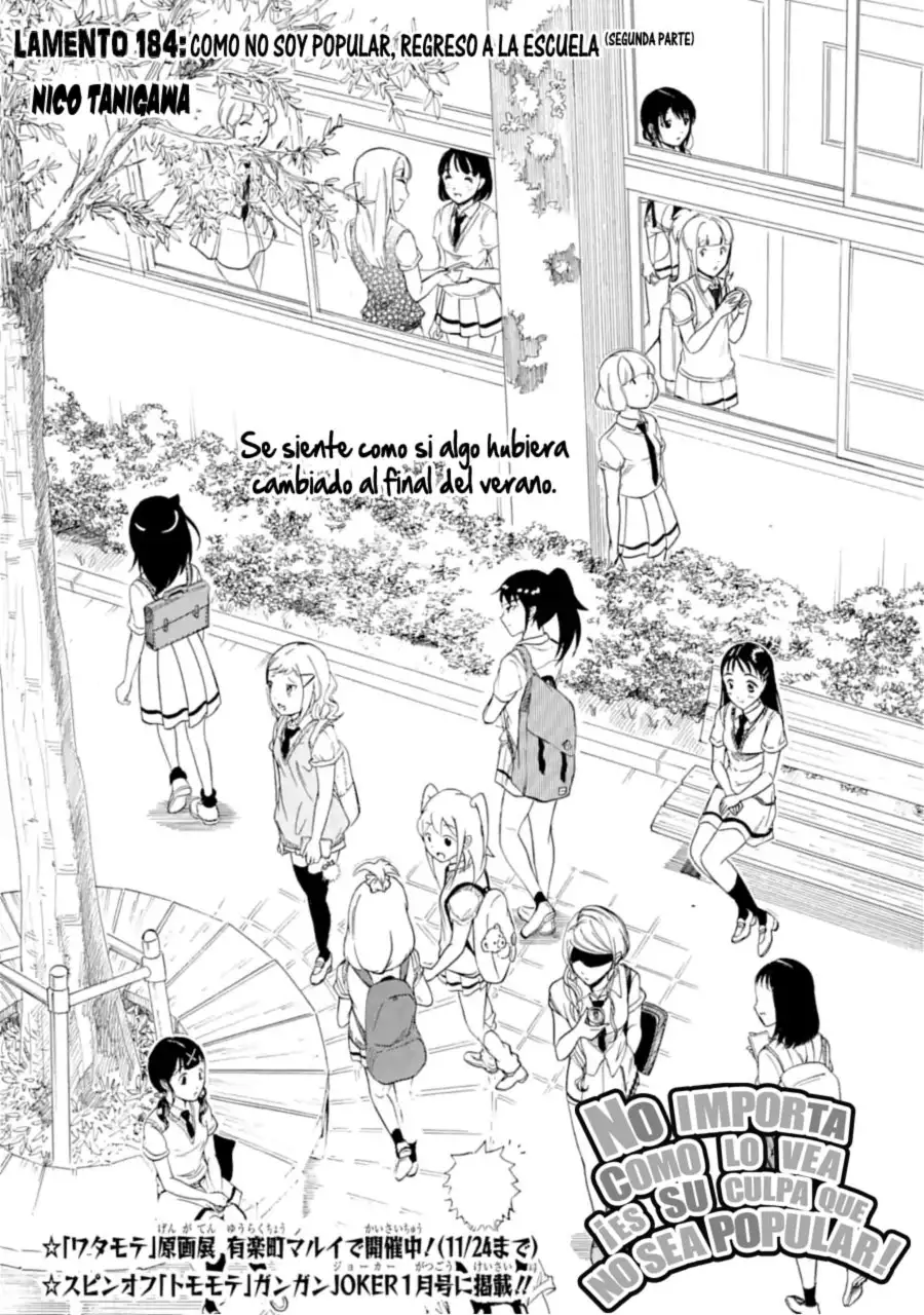 Watashi ga Motenai no wa Dou Kangaetemo Omaera ga Warui!, It's Not My Fault That I'm Not Popular! - Capítulo 184 - Página 10 - LectorTMOo