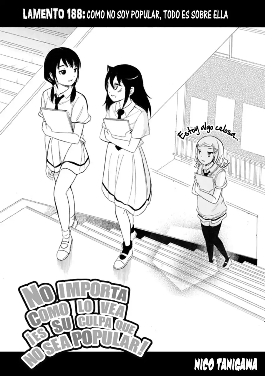 Watashi ga Motenai no wa Dou Kangaetemo Omaera ga Warui!, It's Not My Fault That I'm Not Popular! - Capítulo 188 - Página 1 - LectorTMOo