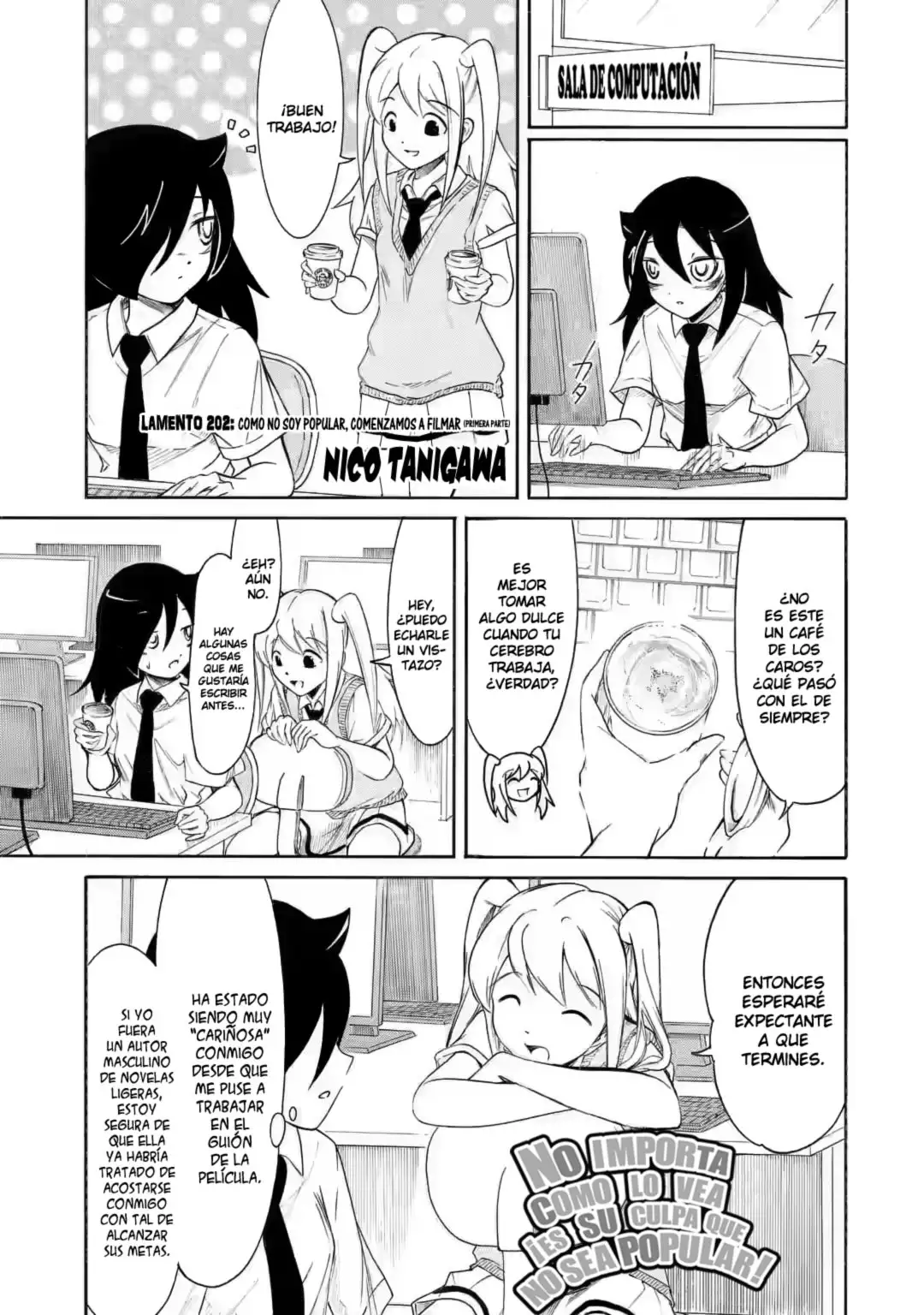 Watashi ga Motenai no wa Dou Kangaetemo Omaera ga Warui!, It's Not My Fault That I'm Not Popular! - Capítulo 202 - Página 1 - LectorTMOo