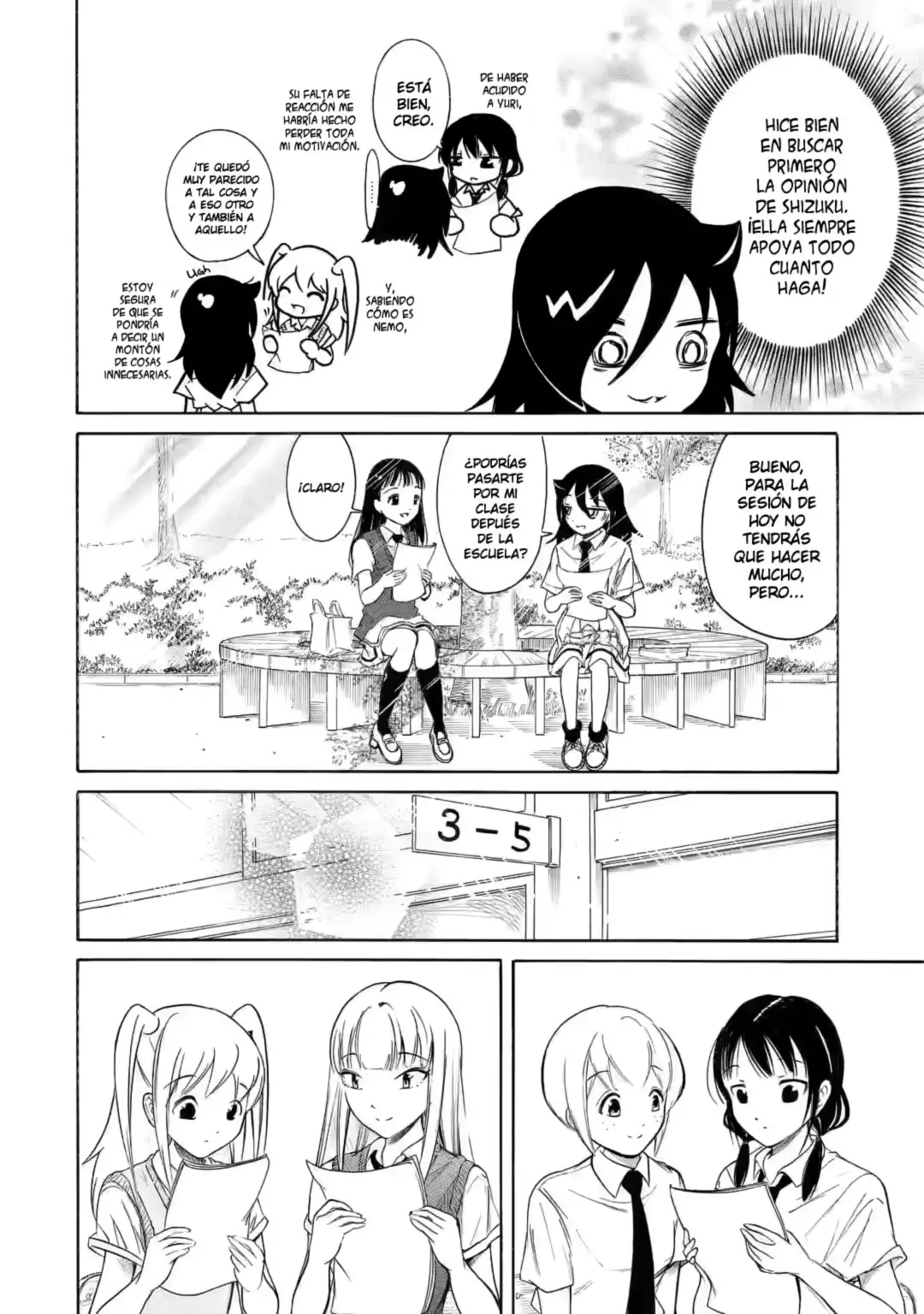Watashi ga Motenai no wa Dou Kangaetemo Omaera ga Warui!, It's Not My Fault That I'm Not Popular! - Capítulo 202 - Página 6 - LectorTMOo