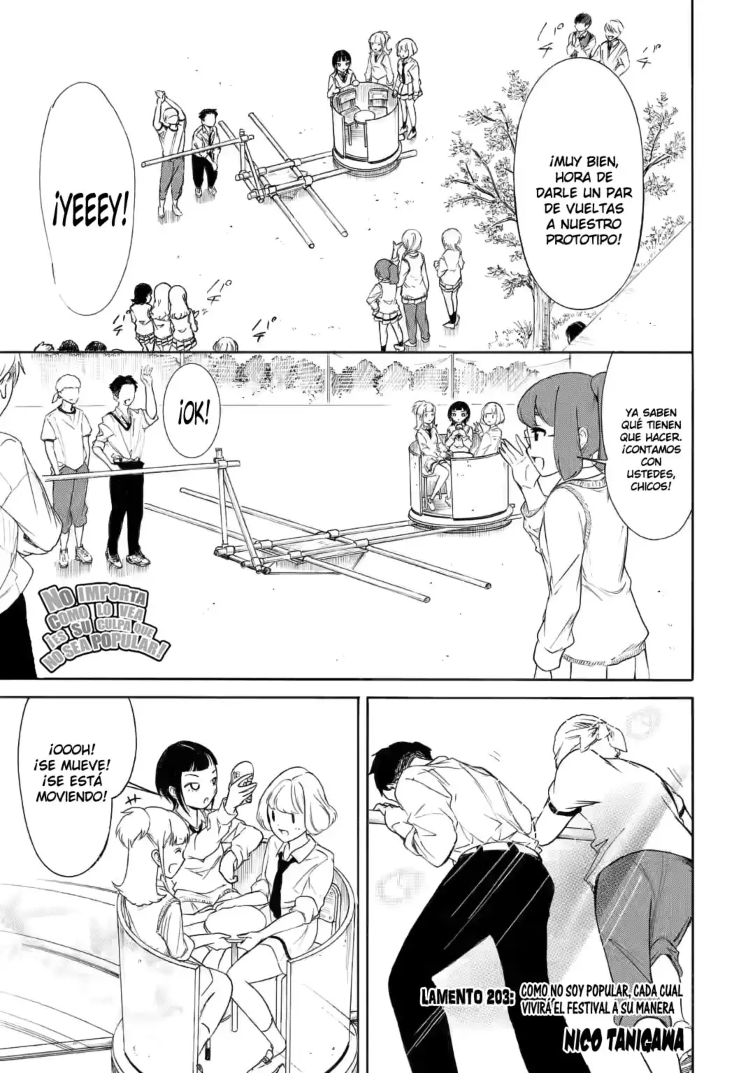 Watashi ga Motenai no wa Dou Kangaetemo Omaera ga Warui!, It's Not My Fault That I'm Not Popular! - Capítulo 203 - Página 1 - LectorTMOo