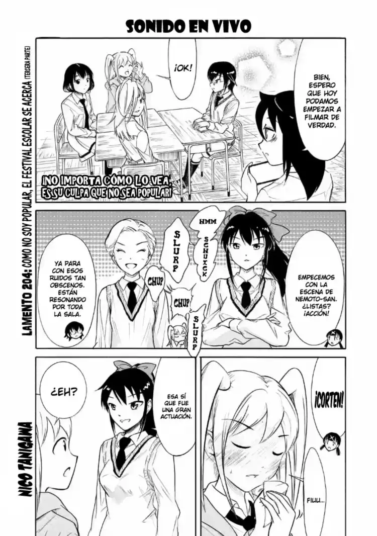 Watashi ga Motenai no wa Dou Kangaetemo Omaera ga Warui!, It's Not My Fault That I'm Not Popular! - Capítulo 205 - Página 8 - LectorTMOo