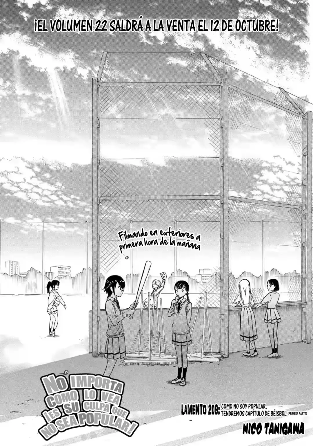 Watashi ga Motenai no wa Dou Kangaetemo Omaera ga Warui!, It's Not My Fault That I'm Not Popular! - Capítulo 209 - Página 1 - LectorTMOo