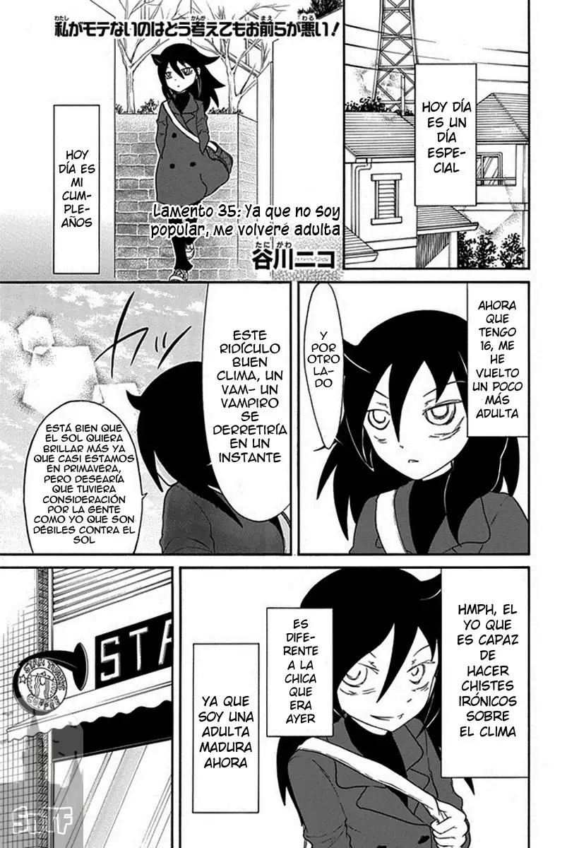 Watashi ga Motenai no wa Dou Kangaetemo Omaera ga Warui!, It's Not My Fault That I'm Not Popular! - Capítulo 36 - Página 3 - LectorTMOo