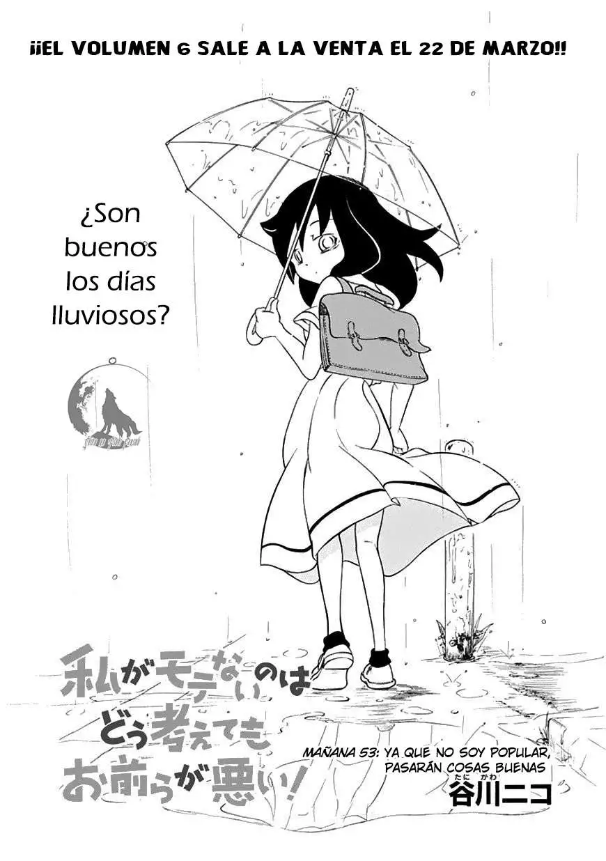 Watashi ga Motenai no wa Dou Kangaetemo Omaera ga Warui!, It's Not My Fault That I'm Not Popular! - Capítulo 53 - Página 1 - LectorTMOo