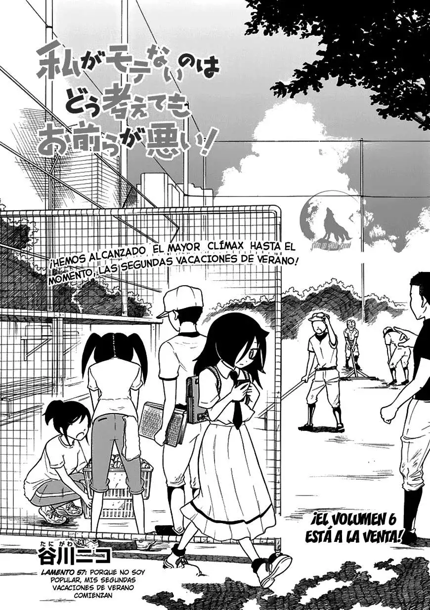 Watashi ga Motenai no wa Dou Kangaetemo Omaera ga Warui!, It's Not My Fault That I'm Not Popular! - Capítulo 57 - Página 2 - LectorTMOo