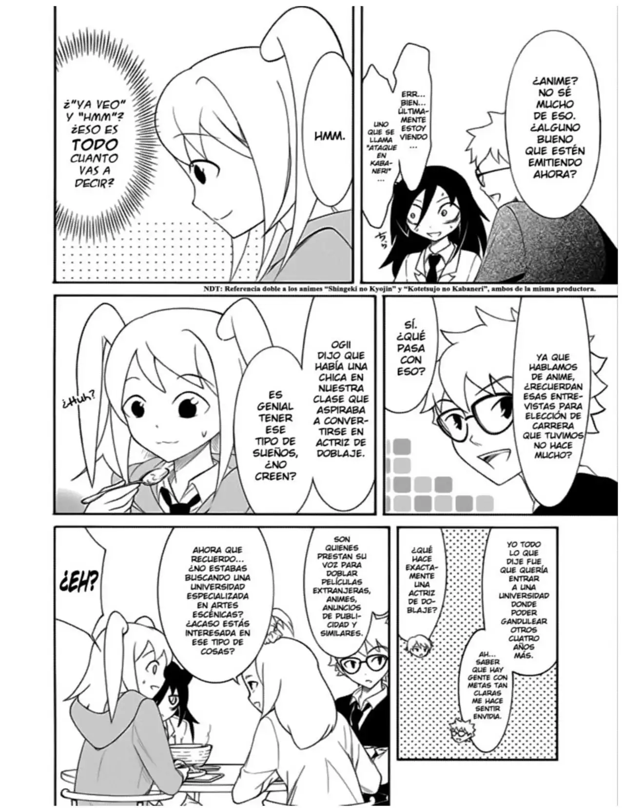 Watashi ga Motenai no wa Dou Kangaetemo Omaera ga Warui!, It's Not My Fault That I'm Not Popular! - Capítulo 97 - Página 10 - LectorTMOo