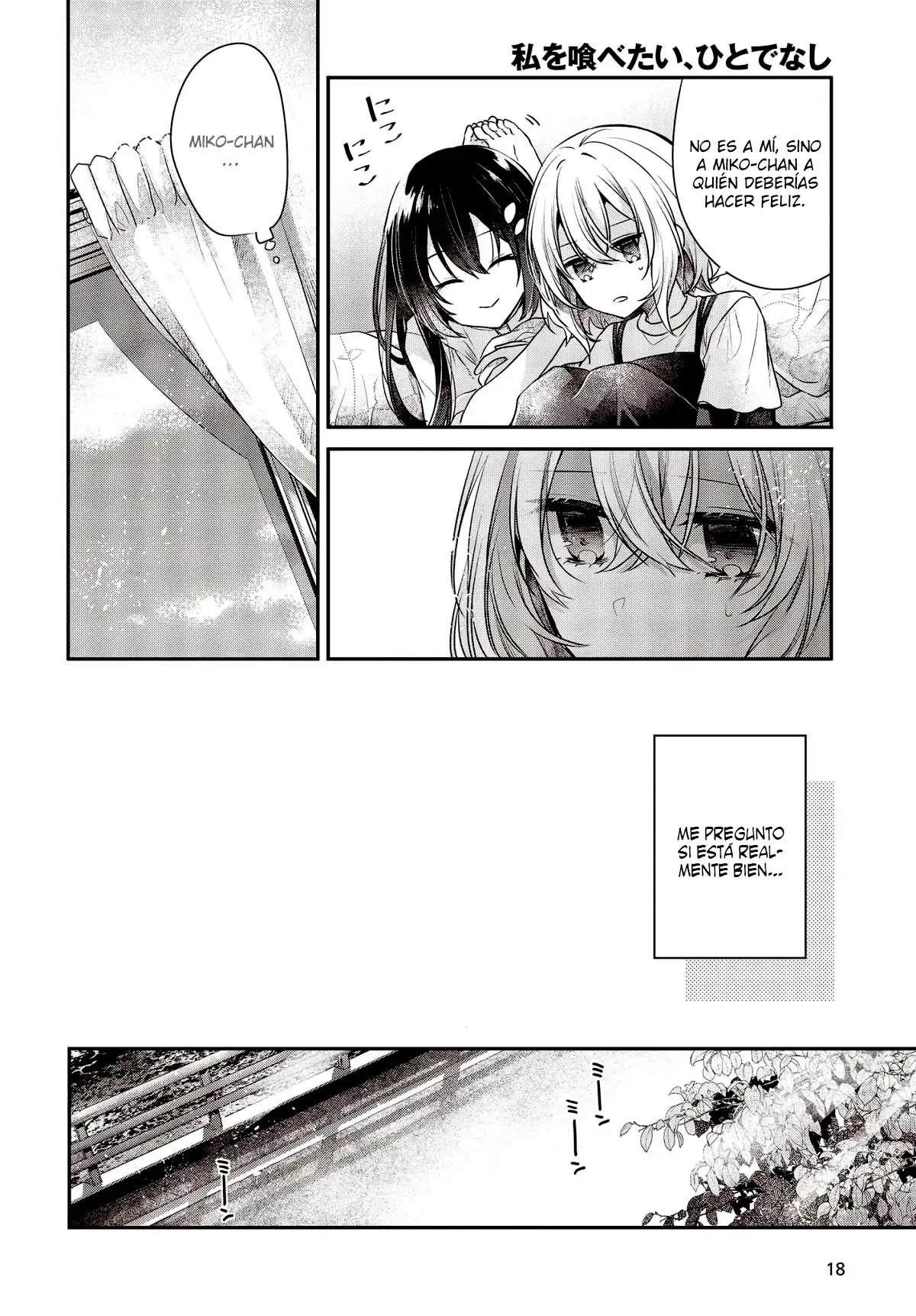 Watashi o Tabetai, Hito de Nashi - Capítulo 32 - Página 15 - LectorTMOo