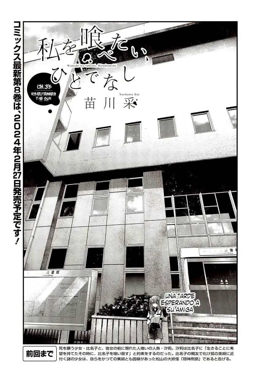 Watashi o Tabetai, Hito de Nashi - Capítulo 35 - Página 4 - LectorTMOo