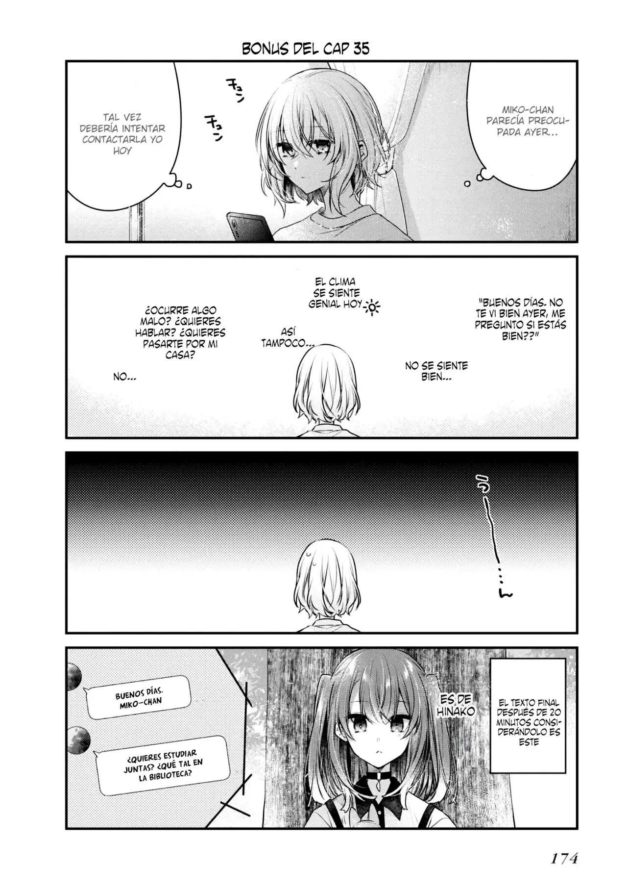 Watashi o Tabetai, Hito de Nashi - Capítulo 36.5 - Página 12 - LectorTMOo
