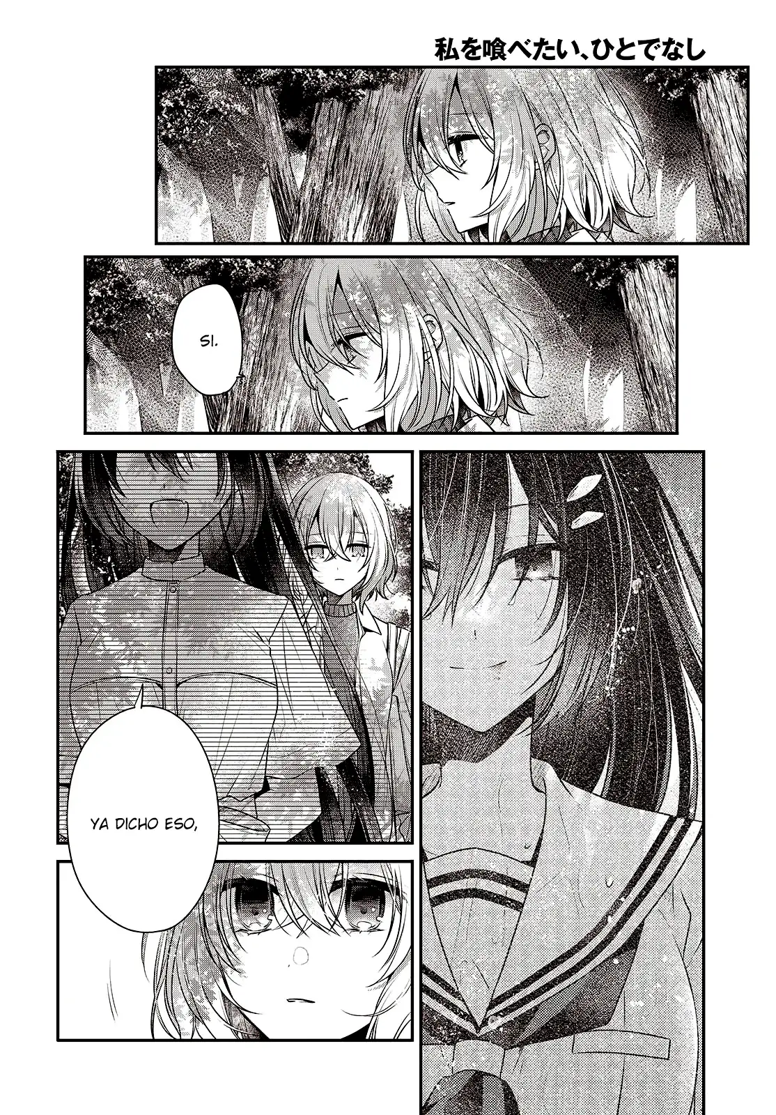 Watashi o Tabetai, Hito de Nashi - Capítulo 38 - Página 13 - LectorTMOo