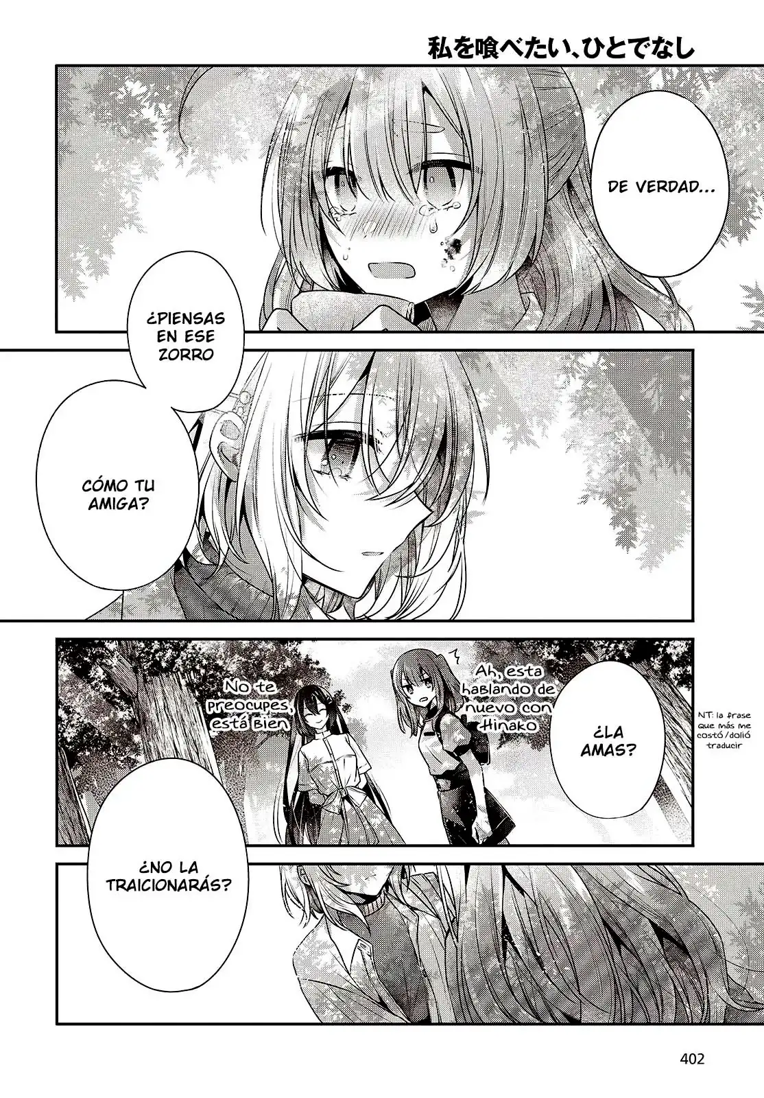 Watashi o Tabetai, Hito de Nashi - Capítulo 39 - Página 25 - LectorTMOo