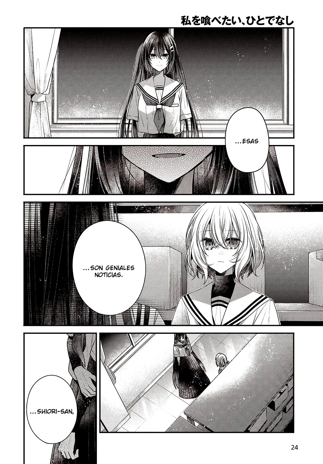Watashi o Tabetai, Hito de Nashi - Capítulo 43 - Página 24 - LectorTMOo