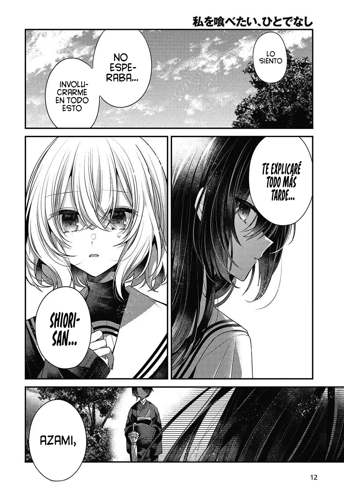 Watashi o Tabetai, Hito de Nashi - Capítulo 51 - Página 9 - LectorTMOo